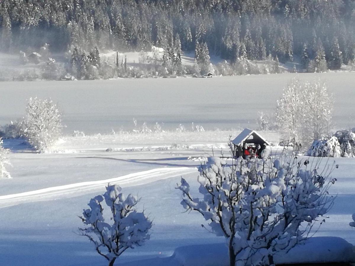 Pension Mitterer Weissensee Bagian luar foto