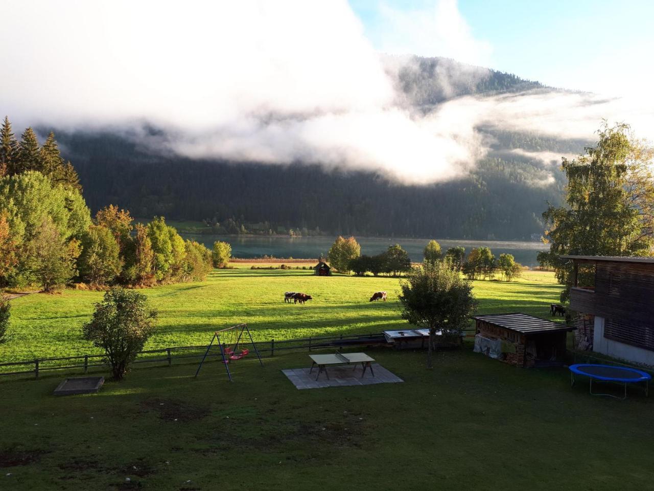 Pension Mitterer Weissensee Bagian luar foto